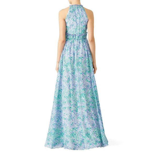 Shoshanna Printed Esther Maxi Dress 4 - Picture 3 of 8